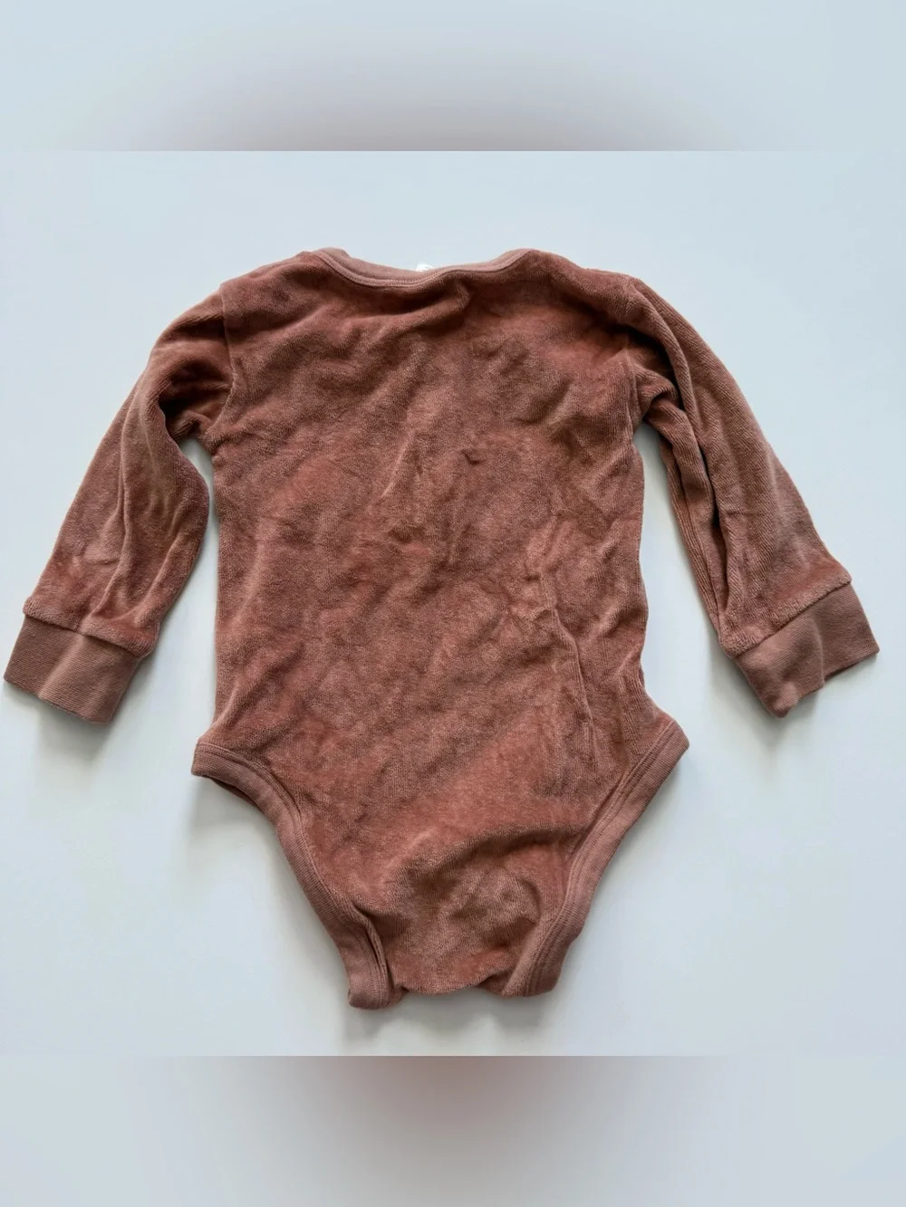 Kate Quinn Organics baby velour sport Bodysuit 12-18 months